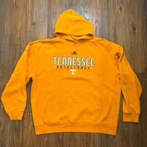 Orange Adidas Tennessee Vols Basketball Hoodie Size L